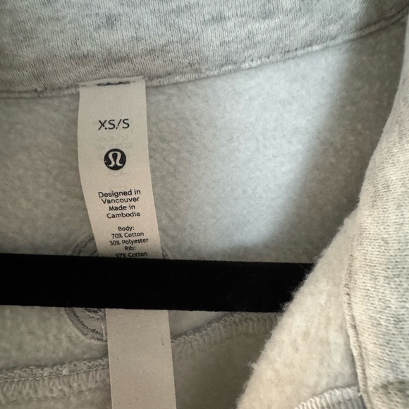 Light Gray Scuba Sweatshirt - Picture 2 of 2